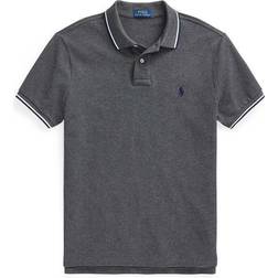 Polo Ralph Lauren Tipped Mesh Polo Shirt - Barclay Heather