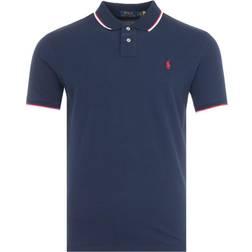 Polo Ralph Lauren Tipped Mesh Polo Shirt - Newport Navy