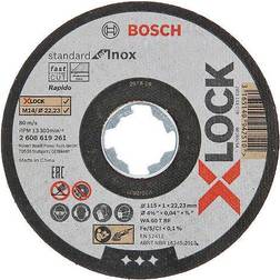 Bosch Hiova katkaisulaikka X-LOCK Standard for Inox 125x1x22,23 mm 10 kpl