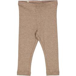 Wheat Rib Leggings - Khaki Melange (4851e-007-3204)