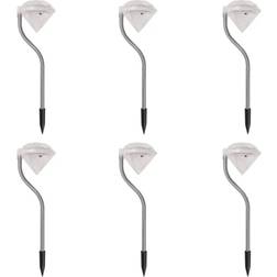 vidaXL 9x7.8x29.5cm Bedlampe 9cm 6stk