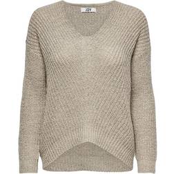 Only Gebreide Trui - Grijsbeige