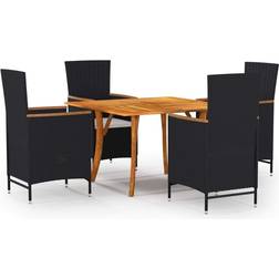 vidaXL 3071952 Matgrupp, 1 Bord inkl. 4 Stolar