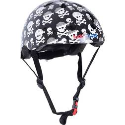 Kiddimoto Casque de vélo noir motifs Skullz