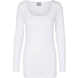 Vero Moda Jersey de Cuello Redondo Para Mujer - Blanc