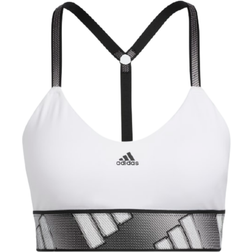 Adidas All Me Light Support Training Bra - White/Black