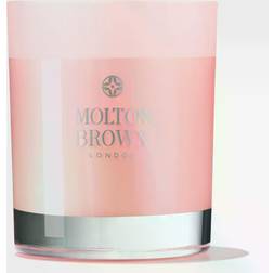 Molton Brown Delicious Rhubarb & Rose Single Wick Candle Scented Candle 180g