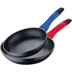 Benetton Blue Red Forged Aluminum Juego de utensilios de cocina 2 Piezas