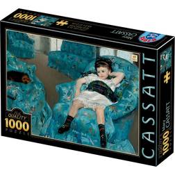 Dtoys Little Girl in a Blue Armchair 1000 Pieces