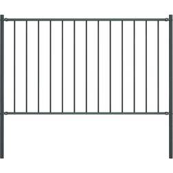 vidaXL Fence Panel with Posts 170x125cm