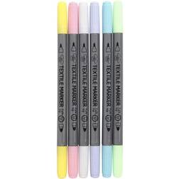 Creativ Company Textile Marker 6-pack