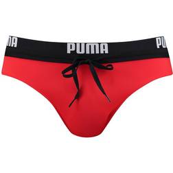 Puma Swim Logo Swimming Brief - Red