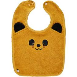 Pippi Bib Terry Mineral Yellow w. Bear