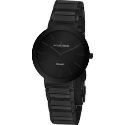 Jacques Lemans Damen - Schwarz Ladies 34mm 10ATM (42-7O)