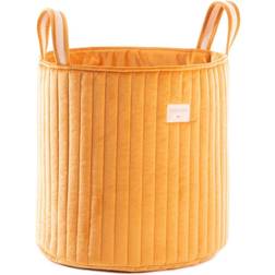 Nobodinoz Savanna Velvet Storage Basket