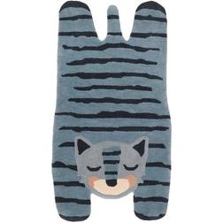 Nattiot Blue Tiger Rug 65x125cm