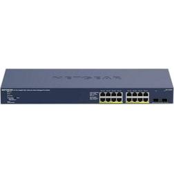 Netgear 16-Port Gigabit Ethernet PoE+ Smart Switch (GS716TPP)