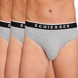 Schiesser Rio Briefs 3-pack - Heather Grey