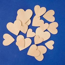 PlayBox Wooden Hearts 100 pcs