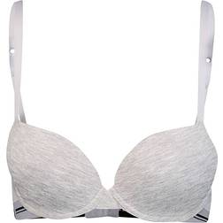 Puma Women's T-Shirt Bra - Grey Melange