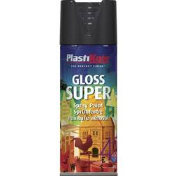 Plasti-Kote Gloss Super Metallfärg Svart 0.4L