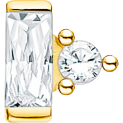 Thomas Sabo Charm Club Single Ear Stud - Gold/Transparent