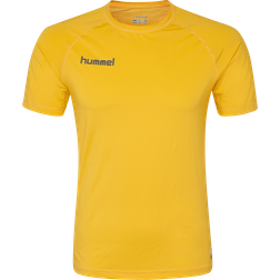 Hummel First Performance Short Sleeves Jersey Men - Sports Yellow