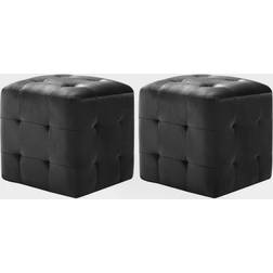 vidaXL - Pouf 30cm 2pcs