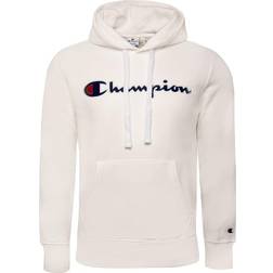 Champion Rochester Script Logo Hoodie - Whisper White