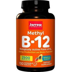 Jarrow Formulas Methyl B-12 2500mcg Tropical 100 stk