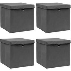 vidaXL - Storage Box 4pcs
