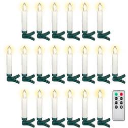 Goobay 34972 Green/White Weihnachtsbaumbeleuchtung 20 Lampen