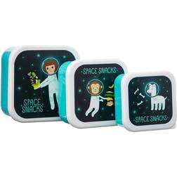 Sass & Belle Space Explorer Lunch Boxes Set of 3