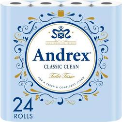 Andrex Classic Clean Toilet Paper 24-pack