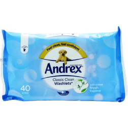 Andrex Classic Clean Washlets Moist Toilet Tissue