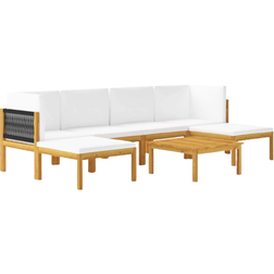 vidaXL 3057897 Loungesæt, 1 borde inkl. 4 sofaer