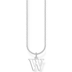 Thomas Sabo Letter W Necklace - Silver