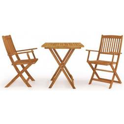 vidaXL 3058257 Ensemble repas de patio, 1 Table incluse 2 Chaises