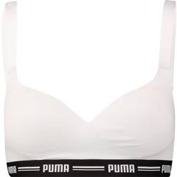 Puma Iconic Padded Top Bra - White