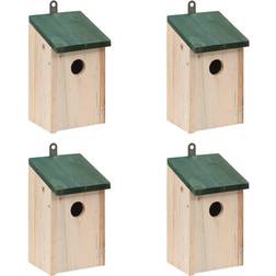 vidaXL Bird House 4pcs