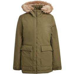 adidas Women Hiking Utilitas Hooded Parka - Focus Olive