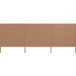 vidaXL 3-panel Wind Screen 120x80cm
