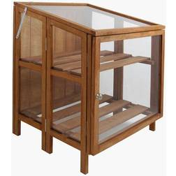 Esschert Design Greenhouse Small Wood Glass