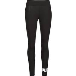 Puma Essential Logo Leggings - Musta/Valkoinen