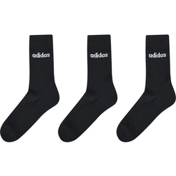 Adidas Half-Cushioned Crew Socks 3-pack - Black/White