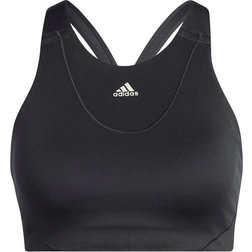 Adidas Medium-Support High-Neck Yoga Sports Bra - Carbon