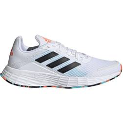 Adidas Kid's Duramo SL - Cloud White/Core Black/Pulse Aqua