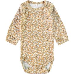 Name It Printed Romper - Yellow/Curry (13191631)