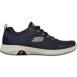 Skechers Scarpe Da Ginnastica Uomo Blu In Materie Tessili/materiale Chiusura Stringata