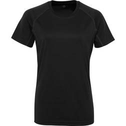 Tridri Panelled Tech T-shirt Women - Black